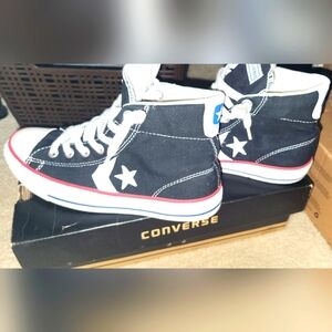 Vintage Converse All Star Player mid EV 119056f Wom Sz 7.5 Men Sz 5.5 With Box